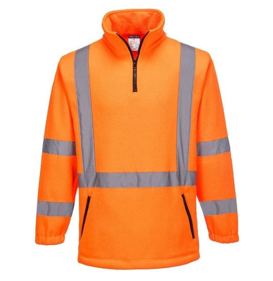 PORTWEST MF116 REFLECTIVE X BACK POLAR FLEECE JUMPER