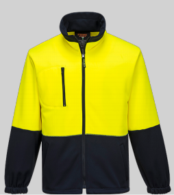 PRIME MOVER MH315 HI VIS FULL ZIP WATER REPELLANT BRUSH FLEECE JACKET