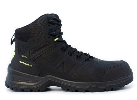 NEW BALANCE CONTOUR LACE UP SAFETY BOOTS - ZIP SIDE