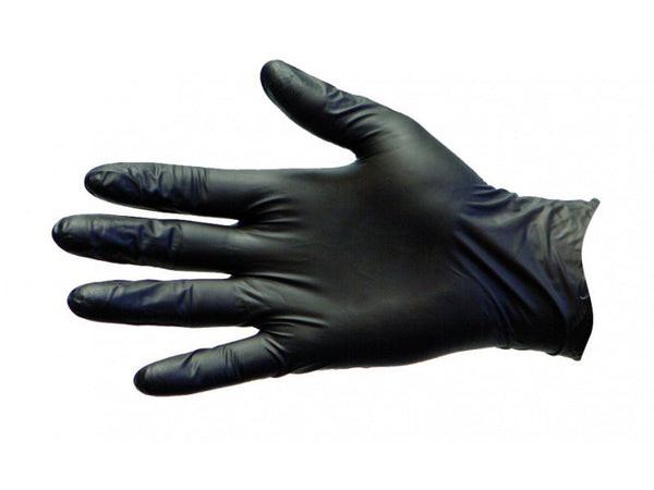 PRO-VAL 4115 BLACK DUO PF VINYL/NITRILE DISPOSABLE GLOVES - 100/BOX