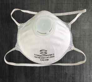 R200V FFP2 CUPPED PARTICULATE RESPIRATOR WITH VALVE