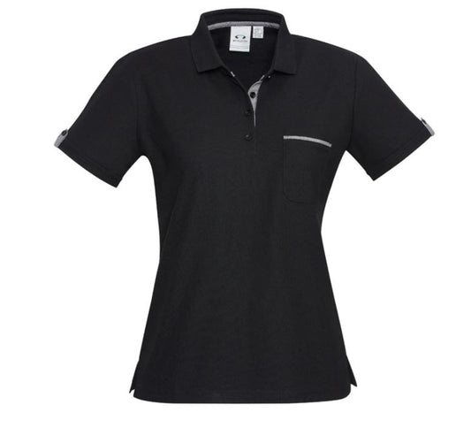 BIZ COLLECTION P305LS LADIES S/SL EDGE POLO