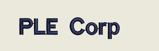 PLE CORP EMBROIDERED LOGO