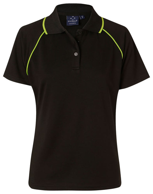 WINNING SPIRIT PS19 LADIES CHAMPION COOLDRY RAGLAN S/SL CONTRAST POLO