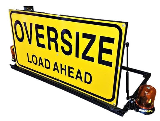 ROADBASE PILOT VEHICLE OVERSIZE LOAD AHEAD SIGN