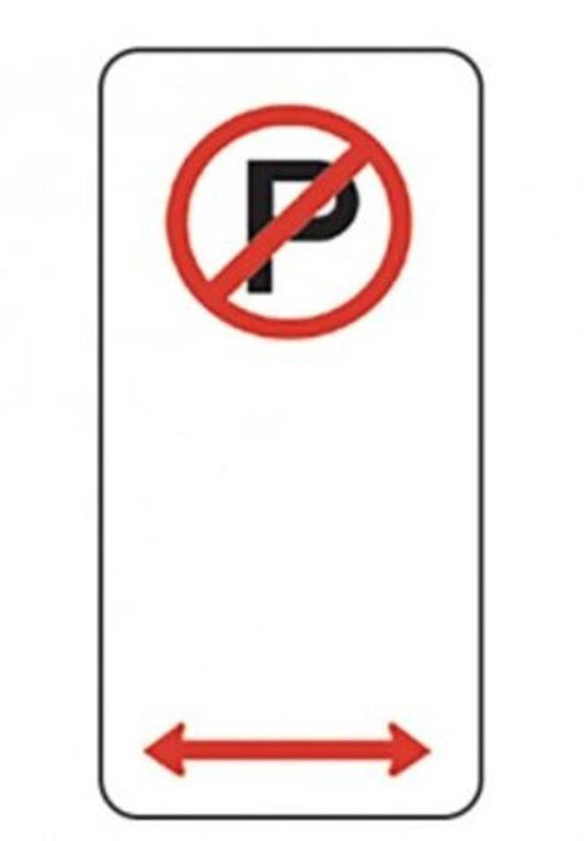NO PARKING R5-40LR SIGN-LEFT/RIGHT ARROW