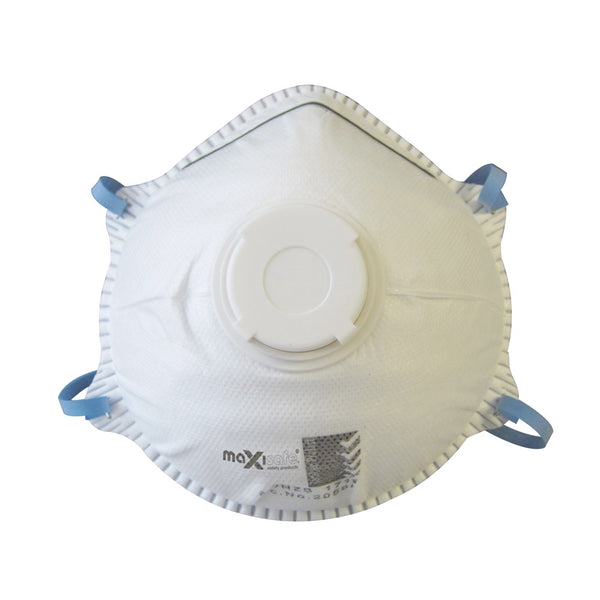 MAXISAFE RES514 P2 CONICAL DISPOSABLE RESPIRATOR WITH VALVE