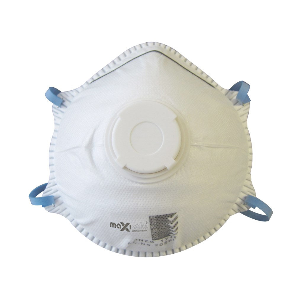 MAXISAFE RES514 P2 CONICAL DISPOSABLE RESPIRATOR WITH VALVE