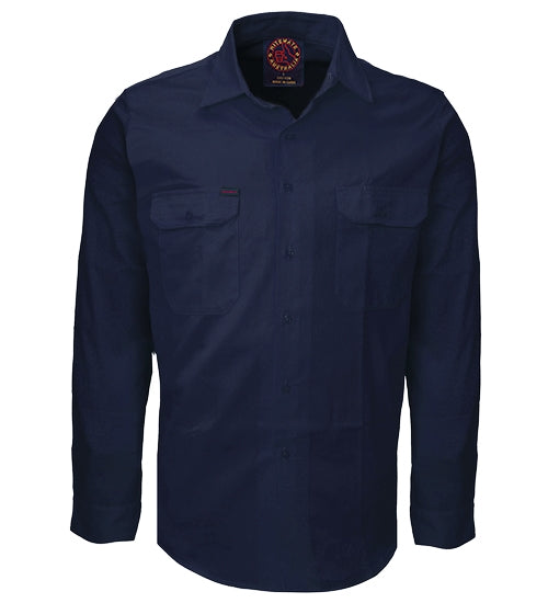 RITEMATE RM1000 L/SL COTTON DRILL WORK SHIRT