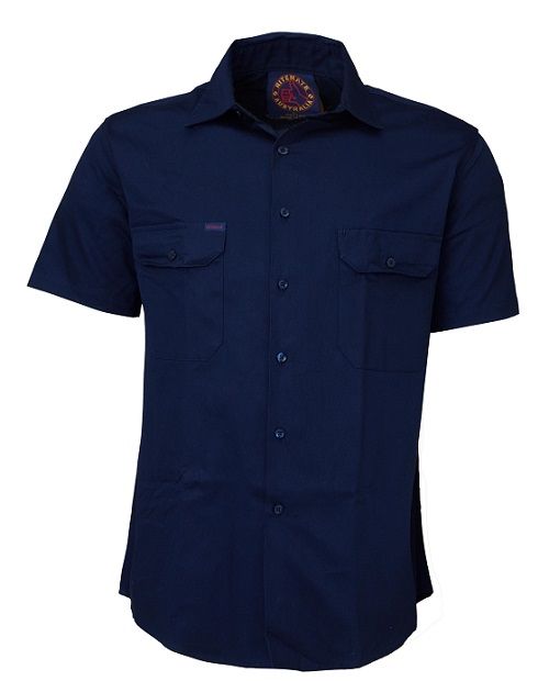 RITEMATE RM1000S S/SL COTTON DRILL WORK SHIRT