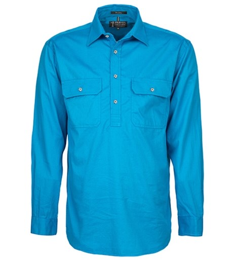 PILBARA RM200CF L/SL CLOSED FRONT SHIRT