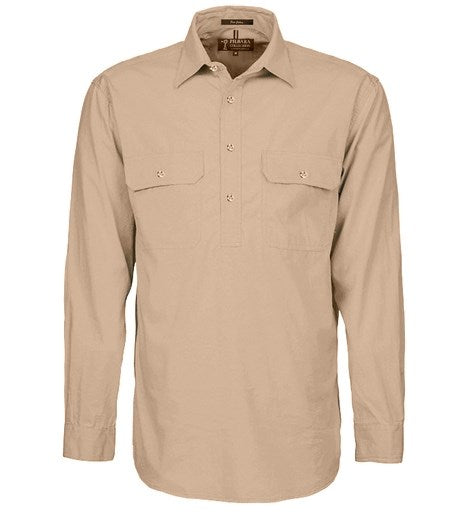 PILBARA RM200CF L/SL CLOSED FRONT SHIRT