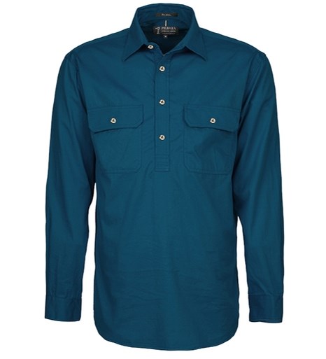 PILBARA RM200CF L/SL CLOSED FRONT SHIRT