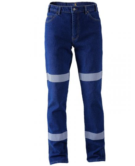 RITEMATE RMX007R FLEXIBLE FIT STRETCH DENIM REFLECTIVE JEANS