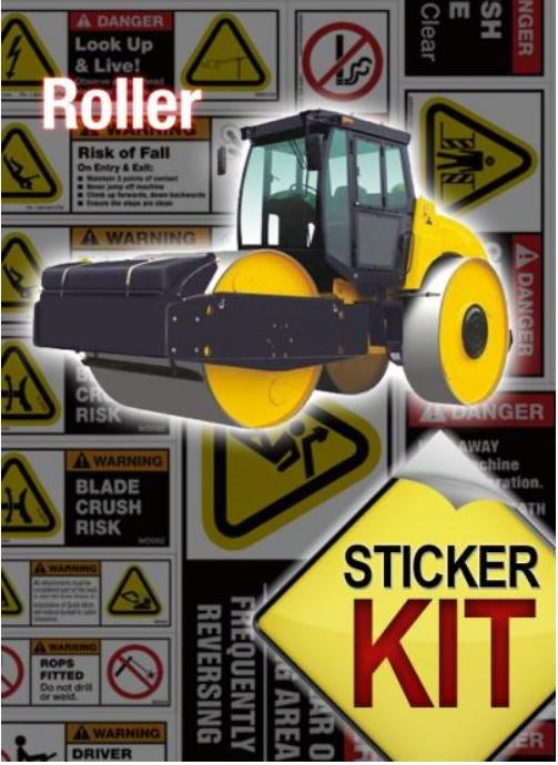 ROLLER SAFETY STICKER KIT ROLSS