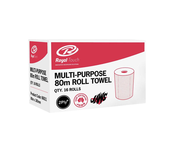 ROYAL TOUCH 66011 PAPER TOWEL ROLL 180MM X 80M