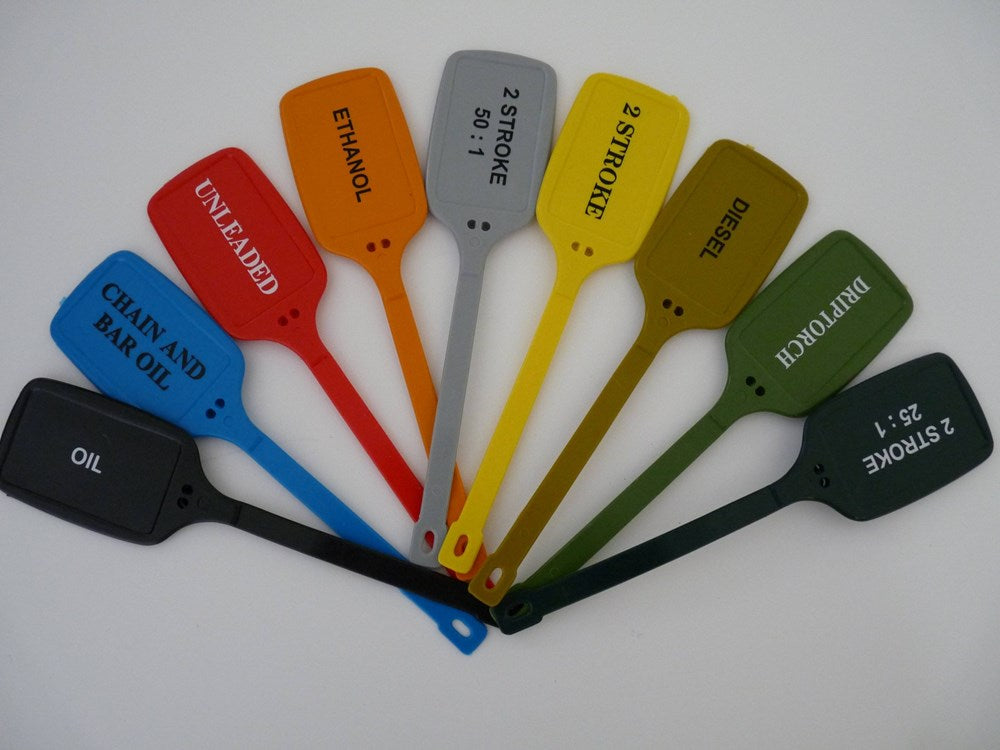 FUEL CONTAINER ID TAGS - UNLEADED SD TP5