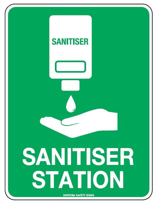 HYGIENE SIGN - SANITISER STATION