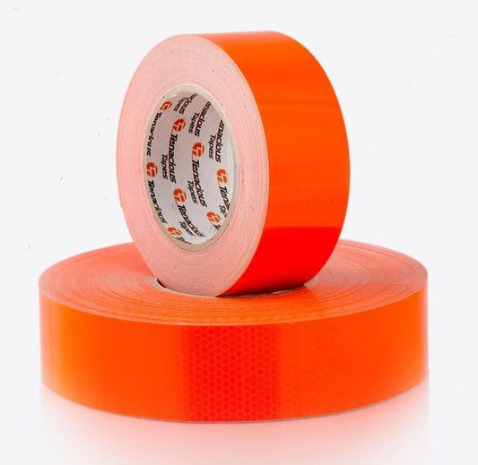 ORAFOL CLASS 1 REFLECTIVE S/A TAPE - FLURO ORANGE