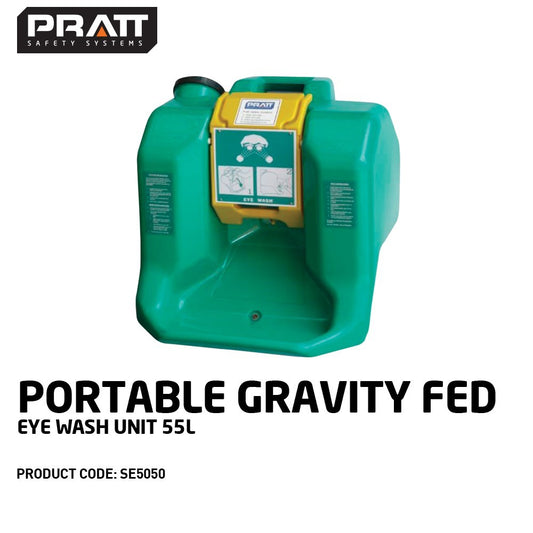 PRATT SE5050 PORTABLE GRAVITY FED EYEWASH UNIT