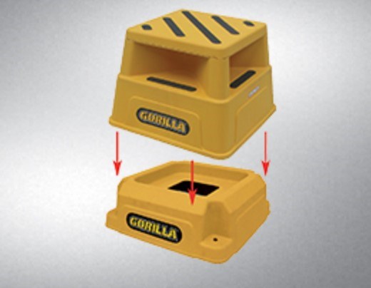 GORILLA INDUSTRIAL SAFETY STEP WHEEL KIT