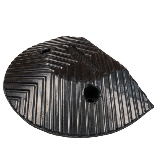 ENFORCER HEAVY DUTY RUBBER SPEED HUMP - END CAPS
