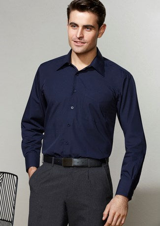 BIZ COLLECTION SH714 L/SL METRO POPLIN SHIRT