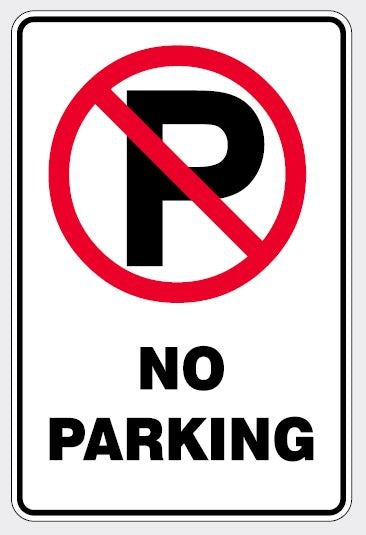 NO PARKING SIGN