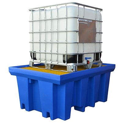 MAXBUND MXP6001 SINGLE IBC BUNDED PALLET-POLY