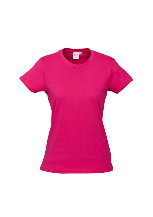 BIZ COLLECTION T10022 S/SL LADIES ICE COTTON TEE