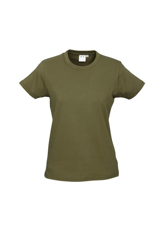 BIZ COLLECTION T10022 S/SL LADIES ICE COTTON TEE