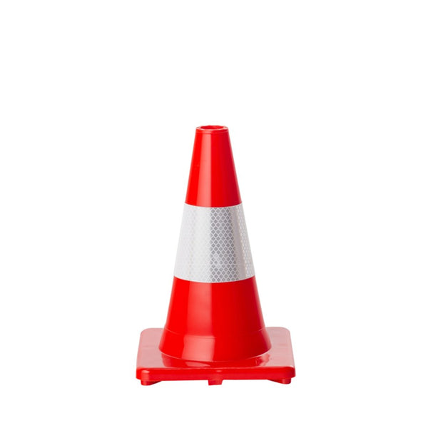 PVC TRAFFIC CONE - REFLECTIVE - 300MM