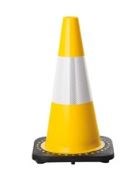 PVC TRAFFIC CONES CLASS 1 REFLECTIVE - 700MM