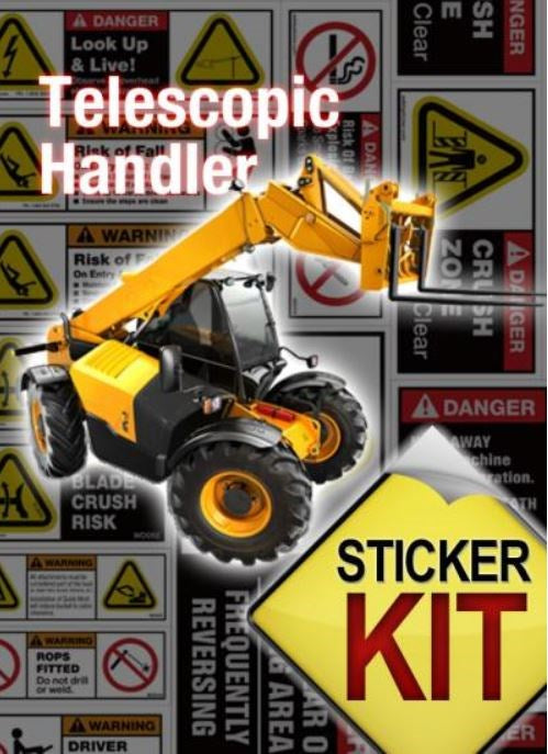 TELESCOPIC HANDLER SAFETY STICKER KIT THSS