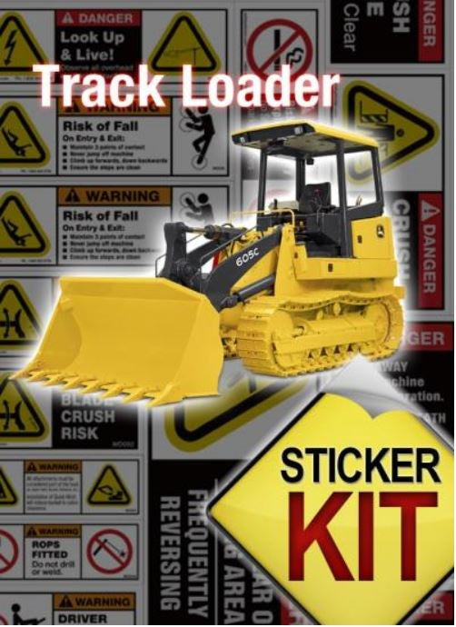 TRACK LOADER SAFETY STICKER KIT TLSS – All Trades Safety & Workwear ...