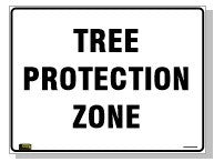 TREE PROTECTION ZONE SITE SIGN
