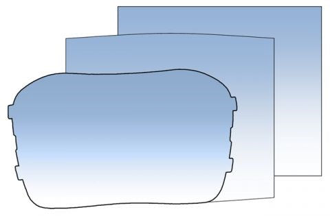 WELDCLASS CLEAR LENS KIT 2 OUTER + 1 INNER -PROMAX 350