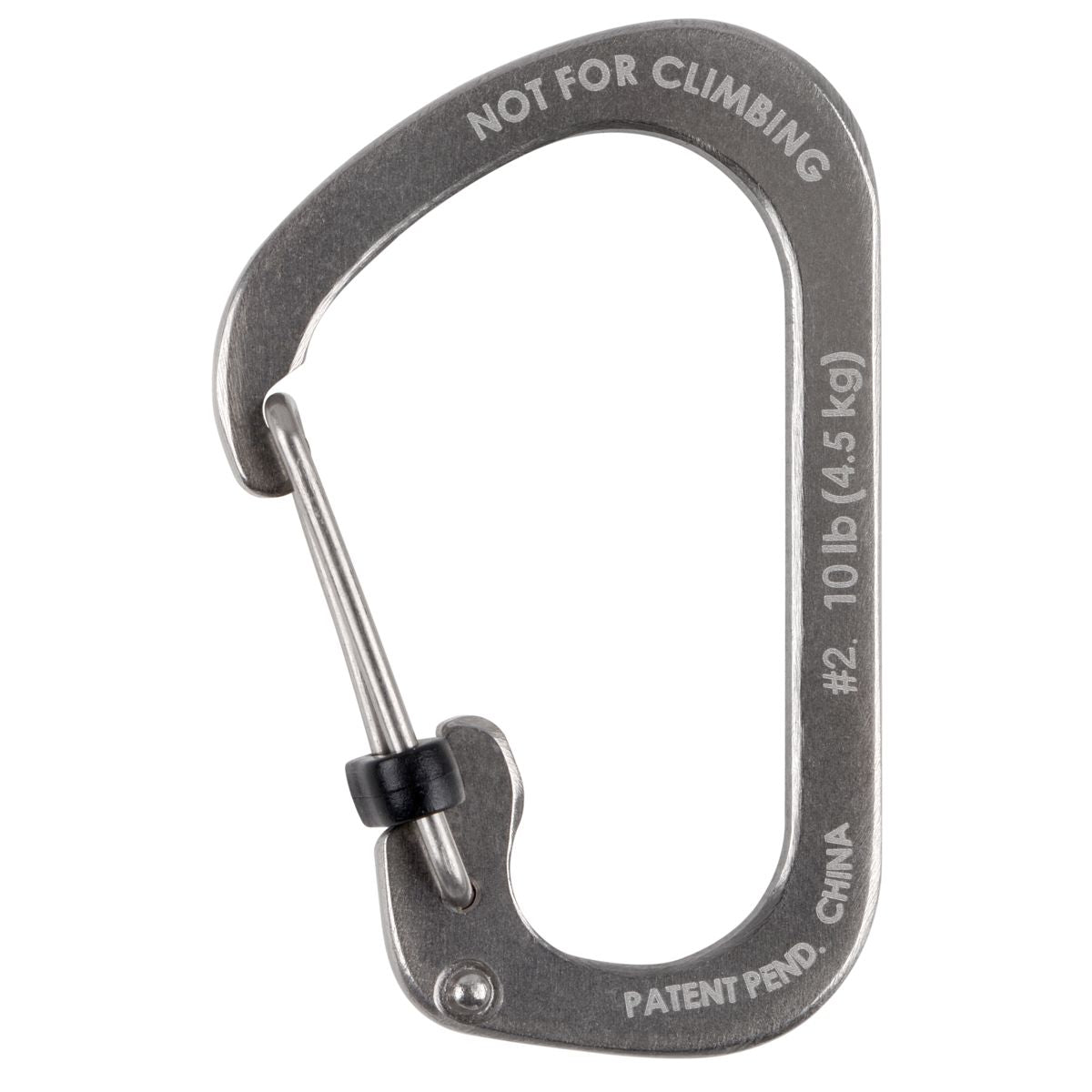 NITE IZE CARABINER SLIDELOCK STEEL #2 STAINLESS