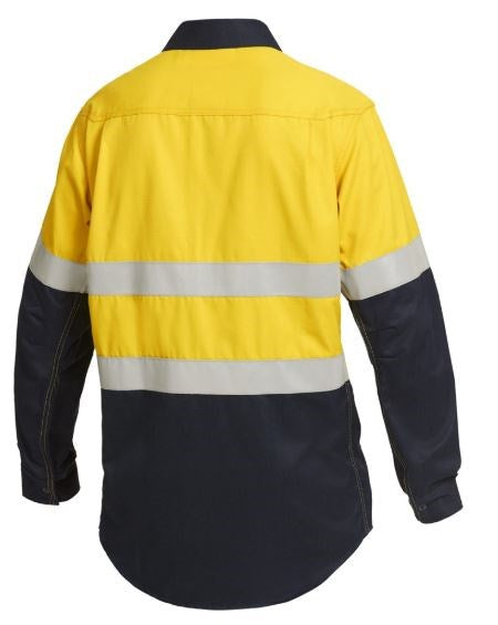 HARD YAKKA Y04550 SHIELDTEC FR/ARC RATED REFLECTIVE HI VIS C/F SHIRT