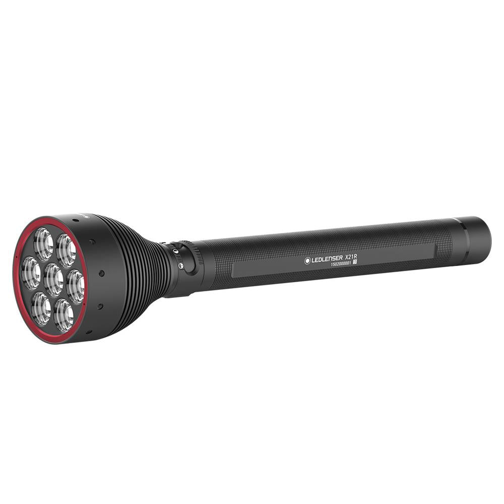 LED LENSER X21R TORCH-RECHARGEABLE W/ABS CARRY CASE-5000 LUMENS