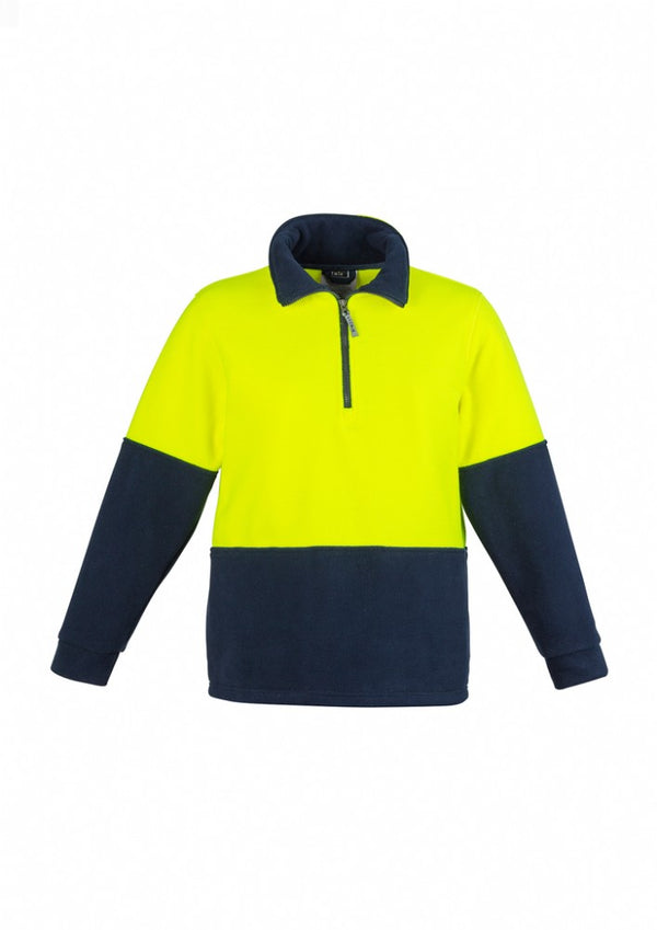 SYZMIK ZT460 UNISEX HIVIS HALF ZIP FLEECE JUMPER