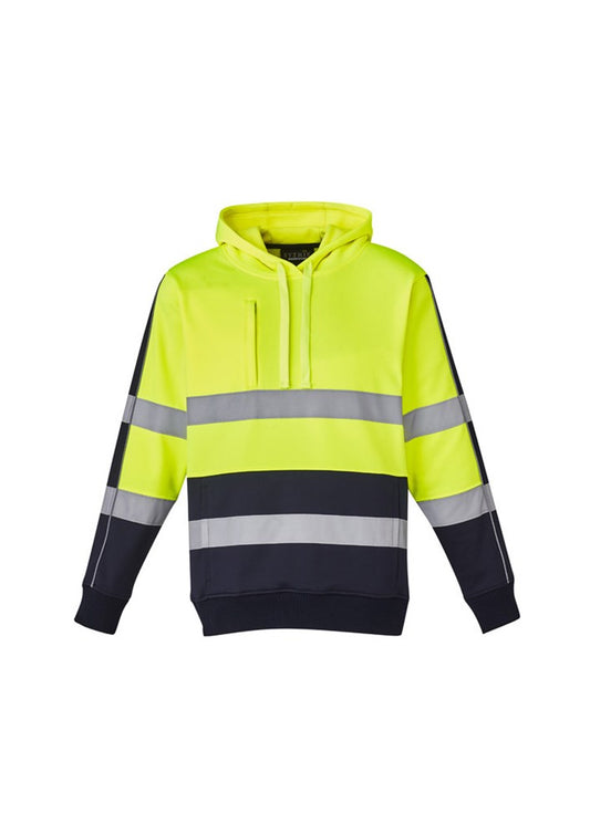 SYZMIK ZT483 UNISEX HI VIS STRETCH TAPED HOODIE