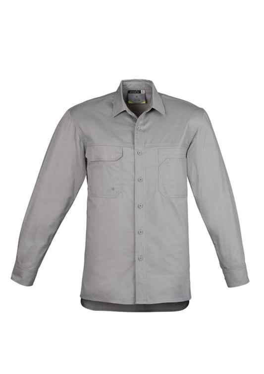 SYZMIK ZW121 L/SL LIGHTWEIGHT TRADIE SHIRT