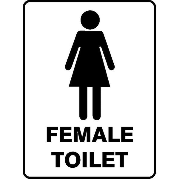 BATHROOM FEMALE TOILET SIGN