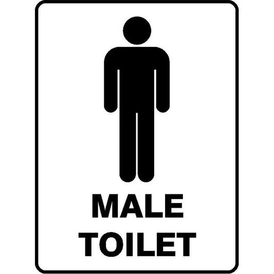 BATHROOM MALE TOILET SIGN