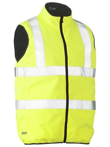 BISLEY BV0330HT REFLECTIVE HI VIS REVERSABLE PUFFER VEST