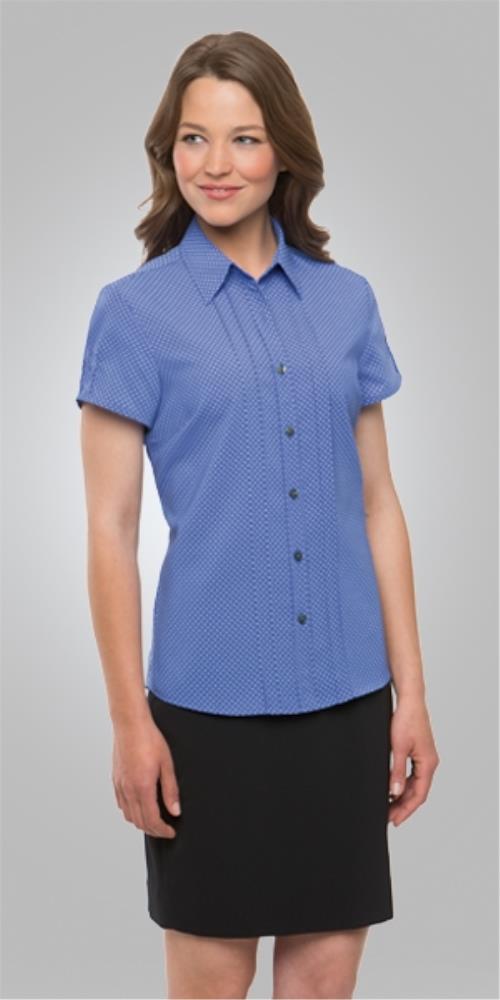 CITY COLLECTION 2173 S/SL CITY STRETCH SPOT BLOUSE