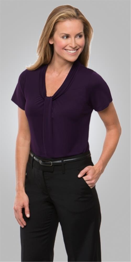 CITY COLLECTION 2222 S/SL PIPPA KNIT BLOUSE