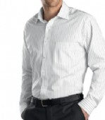 JOHN KEVIN 208 L/SL CLASSIC STRIPE BUSINESS SHIRT