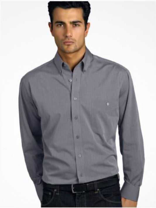 JOHN KEVIN 264 L/SL CHAMBRAY SHIRT